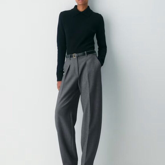 NWT Aritzia FATALE Merino Wool Sweater Black L - Picture 2 of 6